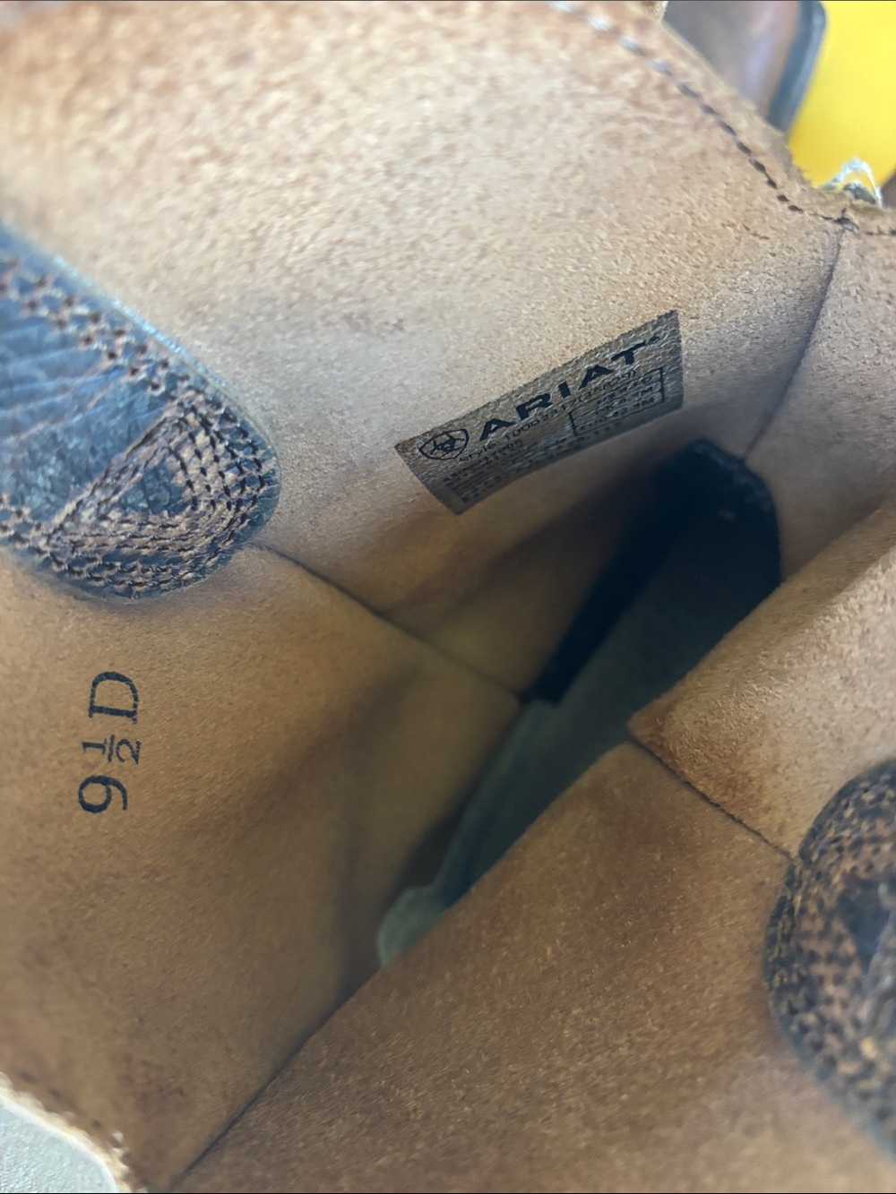 Ariat Men's Brown Leather Boots - Picture 9 of 11